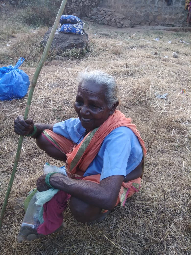 Elderly Woman Receiving Support from the Trust