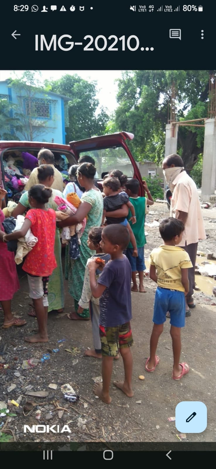 Toys Distribution to Children at Dongri Adivasi Pada, Vasai